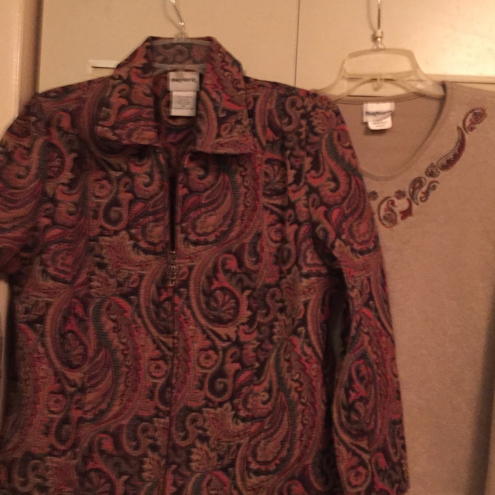 Vintage SP Shirt and Matching Full Zip Jacket